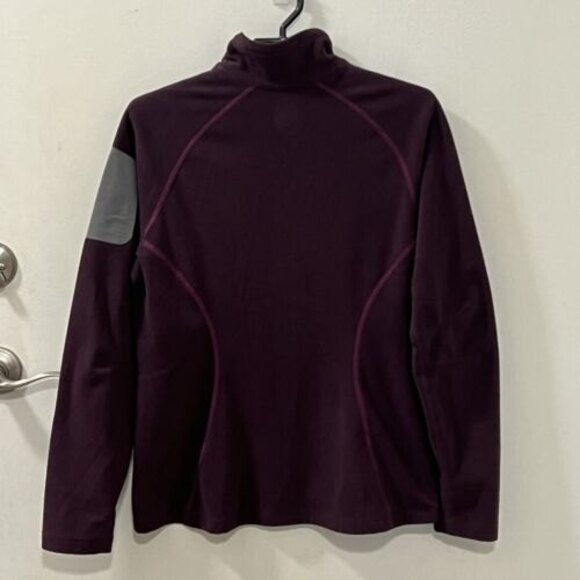 Eddie Bauer First Ascent Womens Purple Outdoor Hiking Fleece Sweater Sz M - Picture 4 of 11